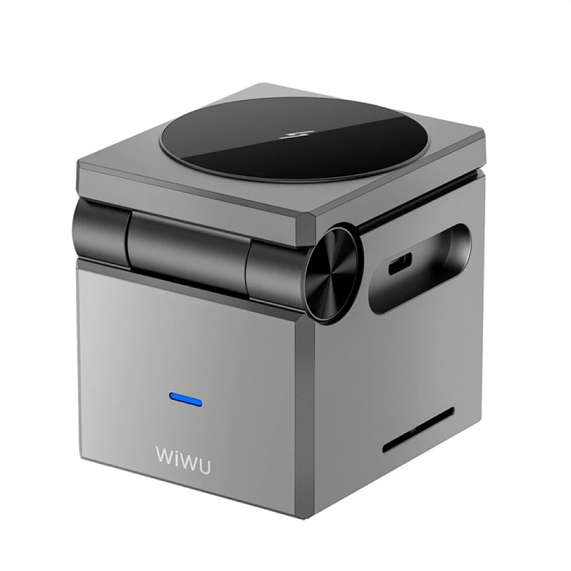 БЗУ WIWU Wi-W030 Planeta Trio 3 in 1 Cableless charger, Gray 4, купить оптом с доставкой