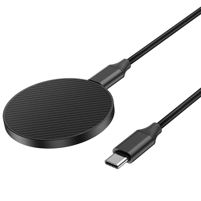 БЗУ WIWU Wi-W034 Aramid Wireless Charger, Black 5, купить оптом с доставкой