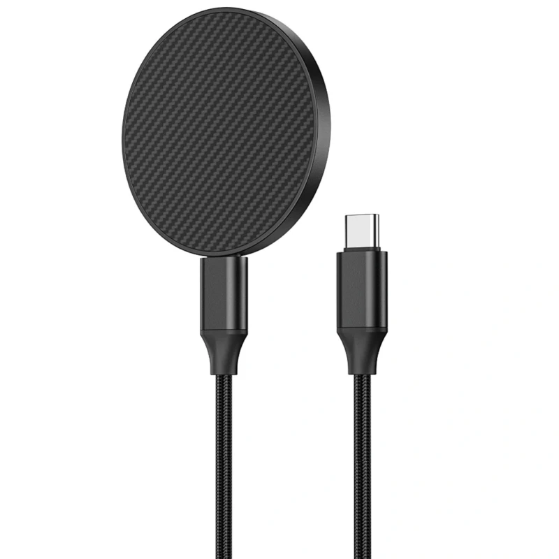 БЗУ WIWU Wi-W034 Aramid Wireless Charger, Black 6, купить оптом с доставкой