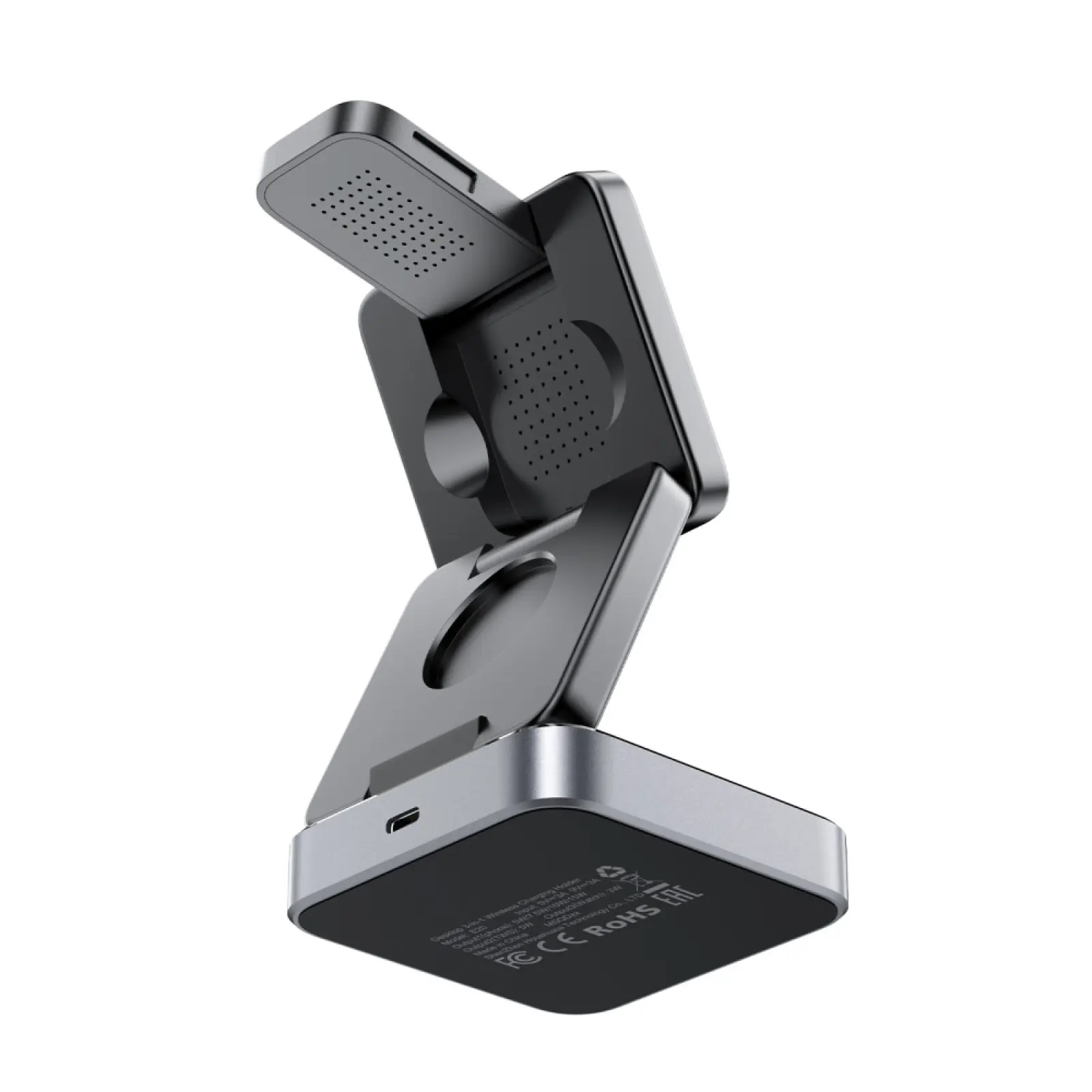 БЗУ Acefast E20 desktop 3-in-1, Black 2, купить оптом с доставкой