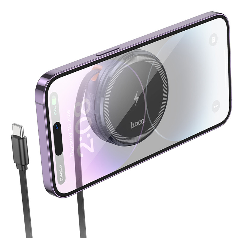 БЗП Hoco CQ18 Flash 2in1 Magnetic + iWatch (with retractable cable Type-C) на малюнкі №5