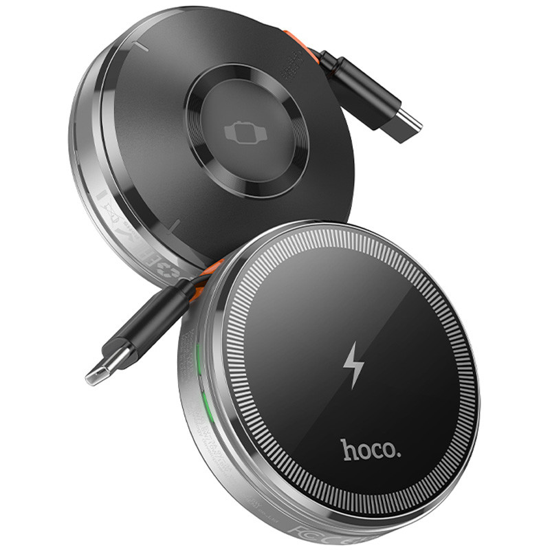 БЗП Hoco CQ18 Flash 2in1 Magnetic + iWatch (with retractable cable Type-C) на малюнкі №1