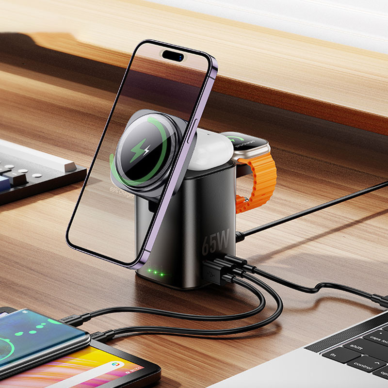 БЗП Hoco CQ20A Clever 6in1 PD65W на малюнкі №8