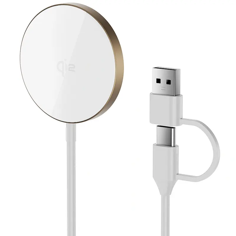 БЗУ WIWU Wi-W029 MagCircle Qi2 15W, Gold, купить оптом с доставкой