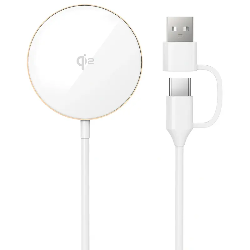 БЗУ WIWU Wi-W029 MagCircle Qi2 15W, Gold 1, купить оптом с доставкой
