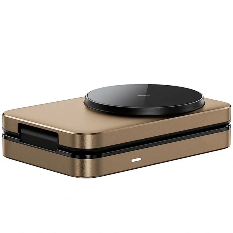 БЗУ WIWU Wi-W038 Triple 3 in 1 wireless charger, Gold 5, купить оптом с доставкой