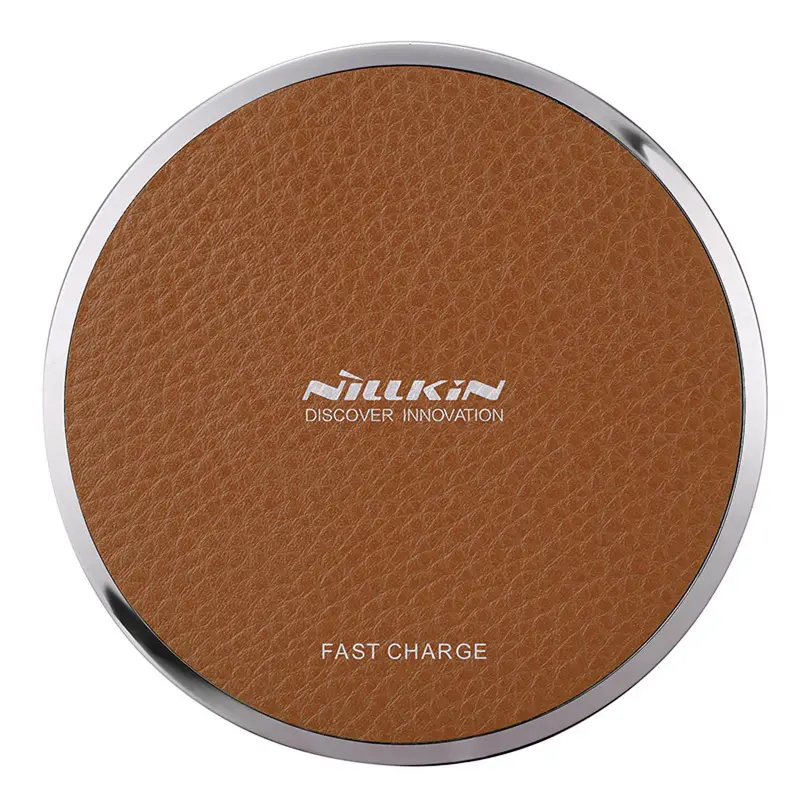 БЗУ Nillkin Magic Disk 3 Fast Wireles Charger 10W (MC014), Brown, купить оптом с доставкой