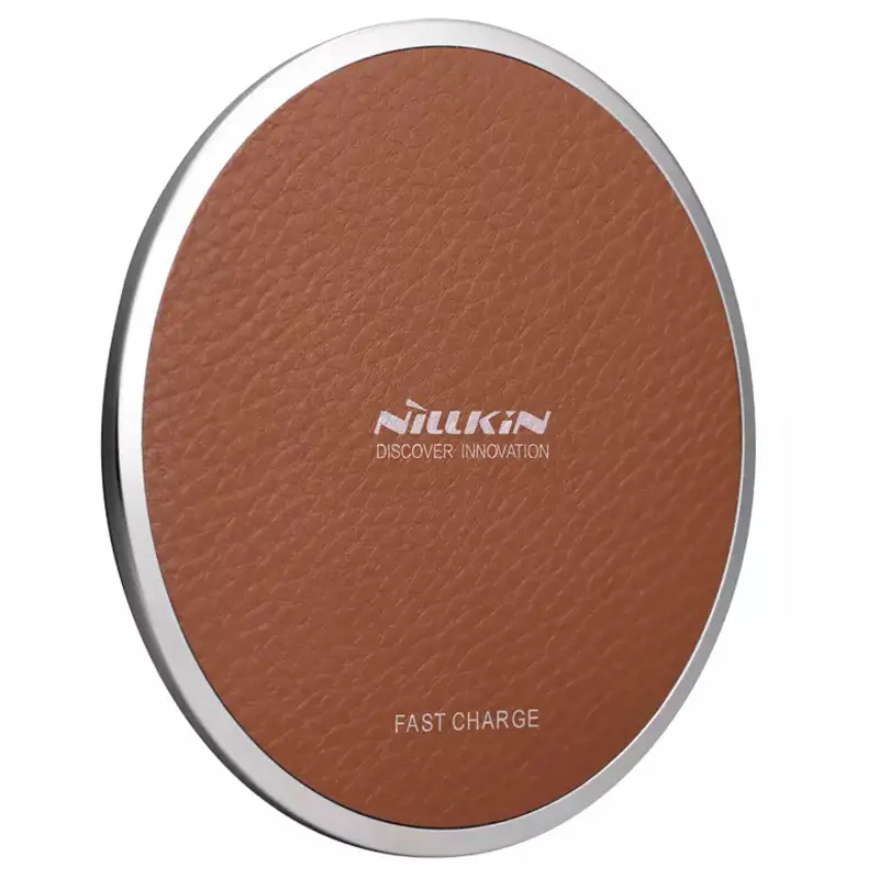 БЗУ Nillkin Magic Disk 3 Fast Wireles Charger 10W (MC014), Brown 1, купить оптом с доставкой