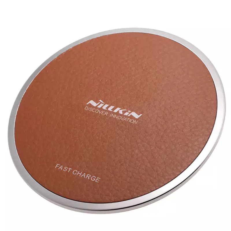 БЗУ Nillkin Magic Disk 3 Fast Wireles Charger 10W (MC014), Brown 3, купить оптом с доставкой