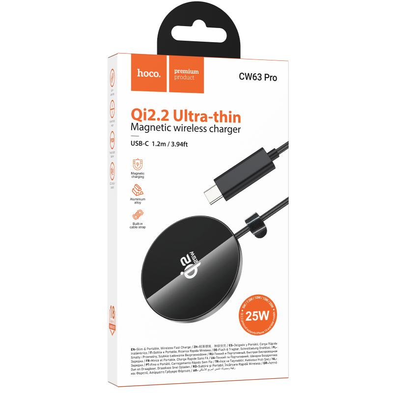 БЗУ Hoco CW63 Pro Fast Qi2 magnetic 25W на картинке №3