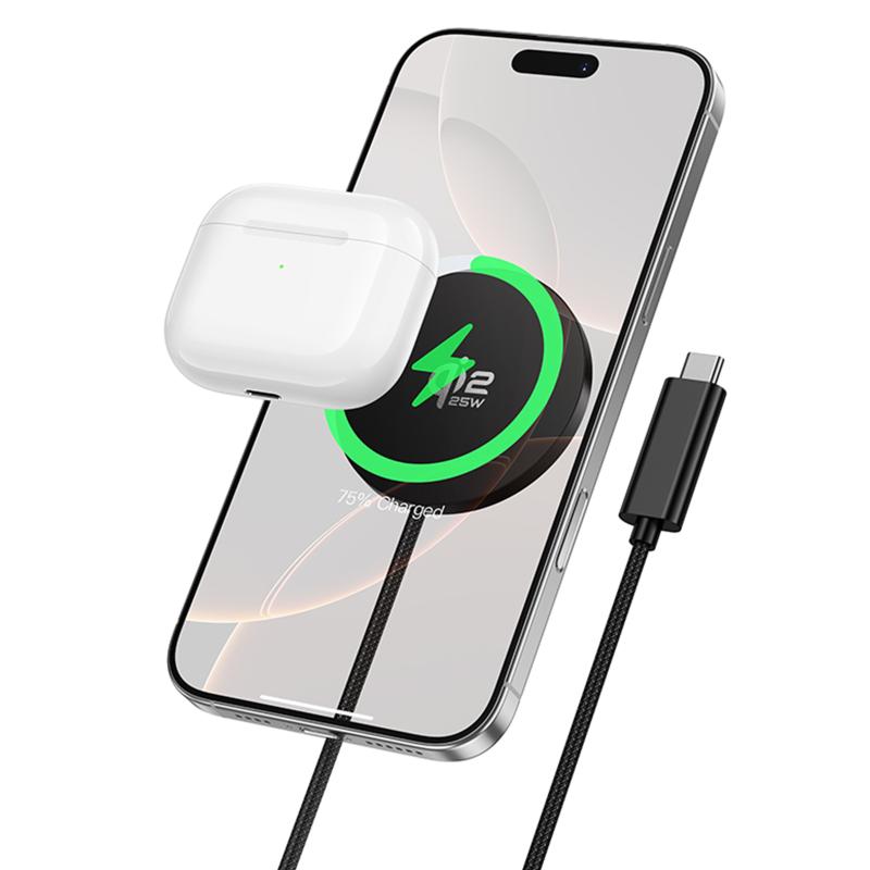 БЗУ Hoco CW63 Pro Fast Qi2 magnetic 25W на картинке №5