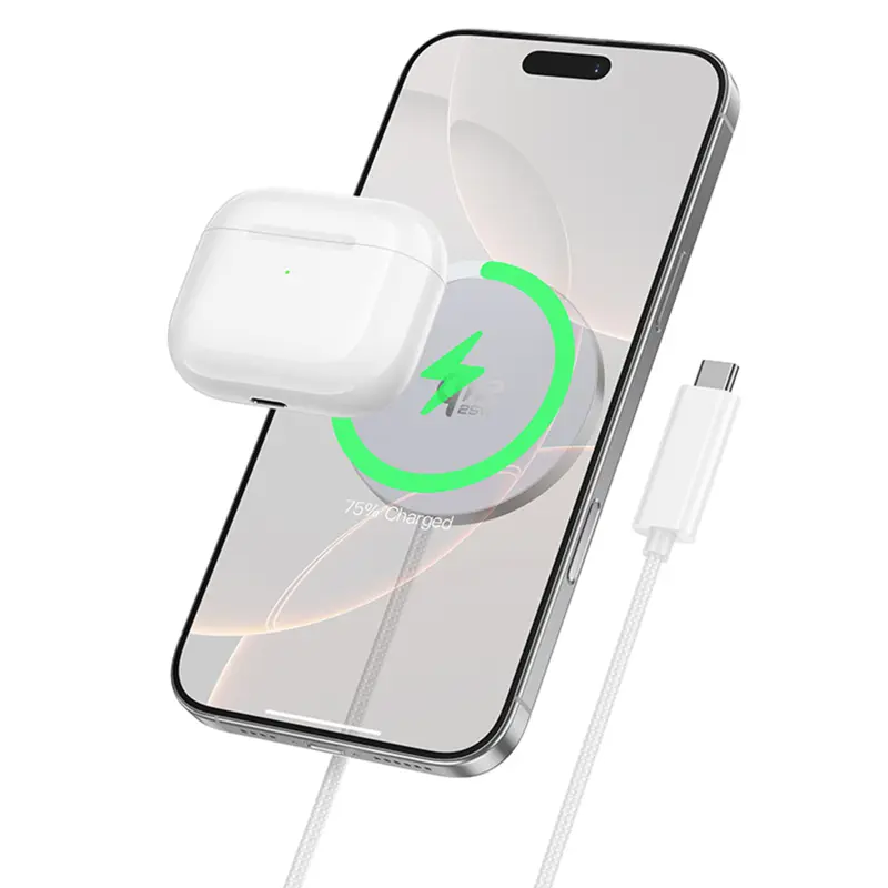 БЗП Hoco CW63 Pro Fast Qi2 magnetic 25W, White 4, купити оптом з доставкою