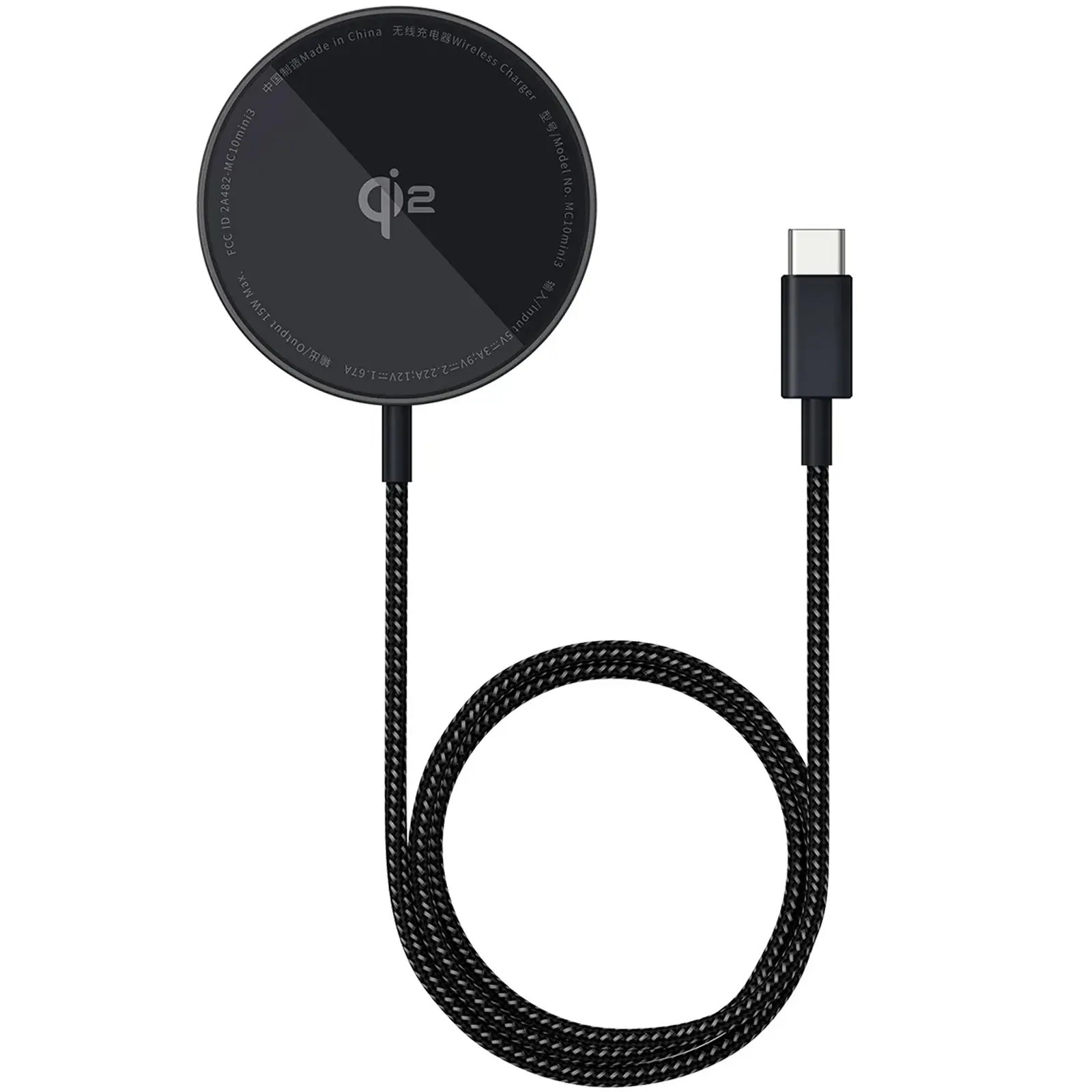 БЗУ Baseus Simple Mini4 Air Magnetic Qi2 15W (P102782), Cluster Black, купить оптом с доставкой