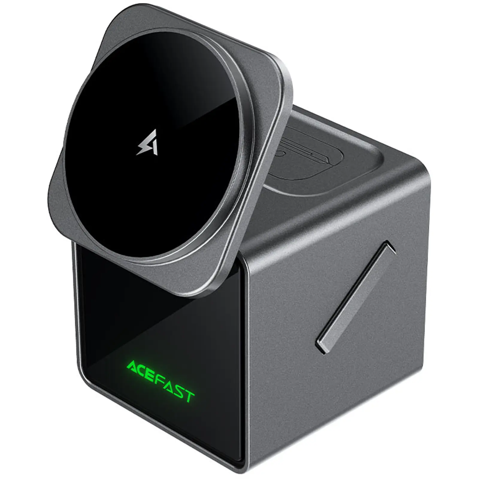 БЗУ Acefast E34 desktop 3in1 15W, Gray 2, купить оптом с доставкой