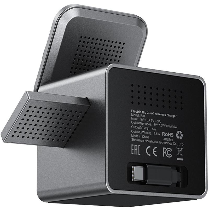 БЗП Acefast E34 desktop 3in1 15W на малюнкі №6