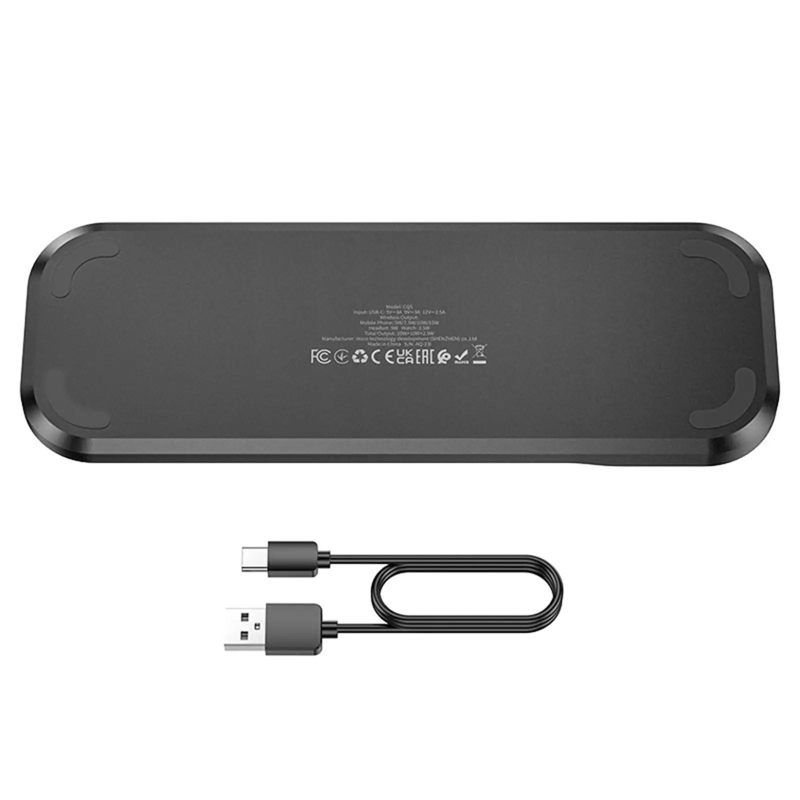 БЗП Hoco CQ5 Step 3in1, Black 3, купити оптом з доставкою