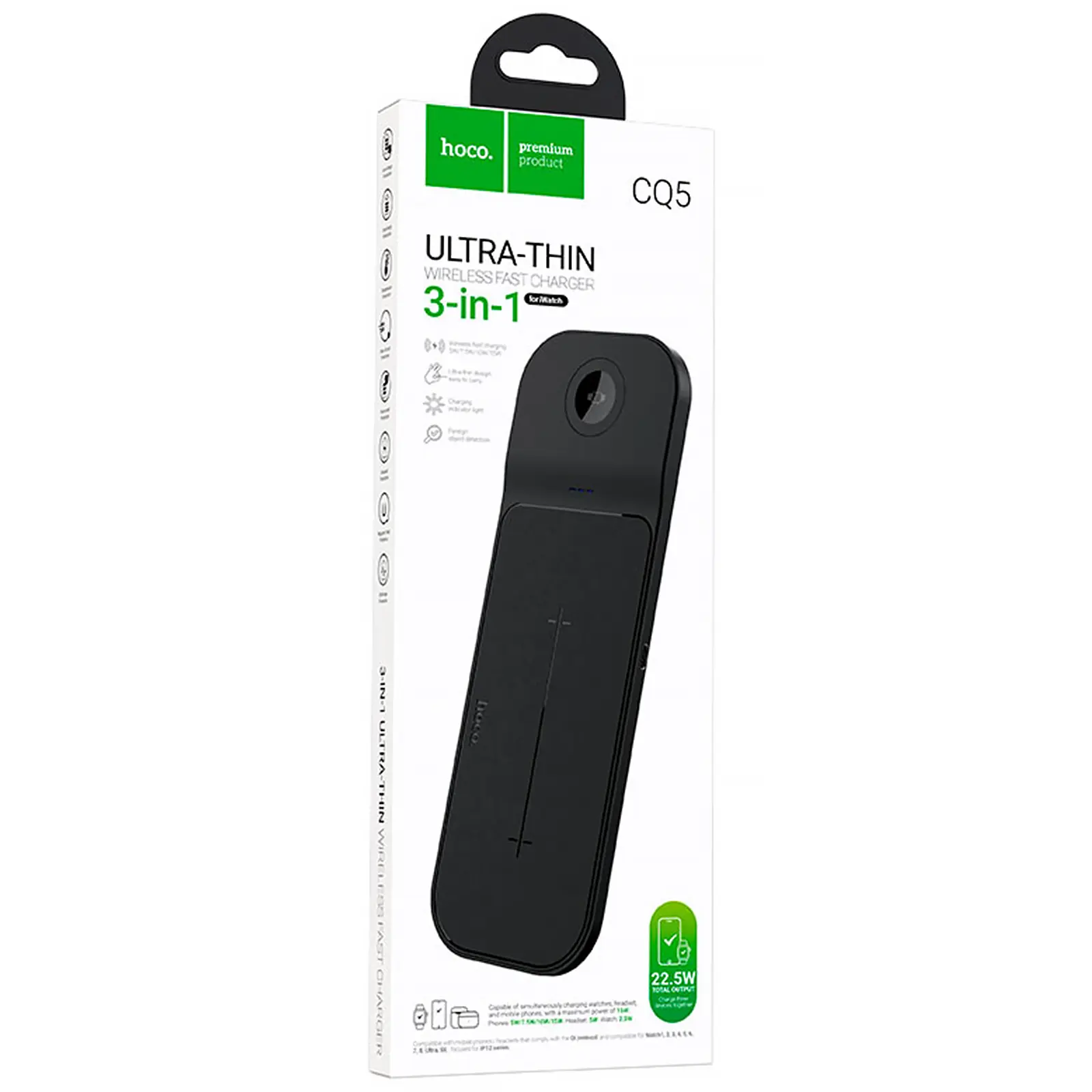 БЗП Hoco CQ5 Step 3in1, Black 5, купити оптом з доставкою
