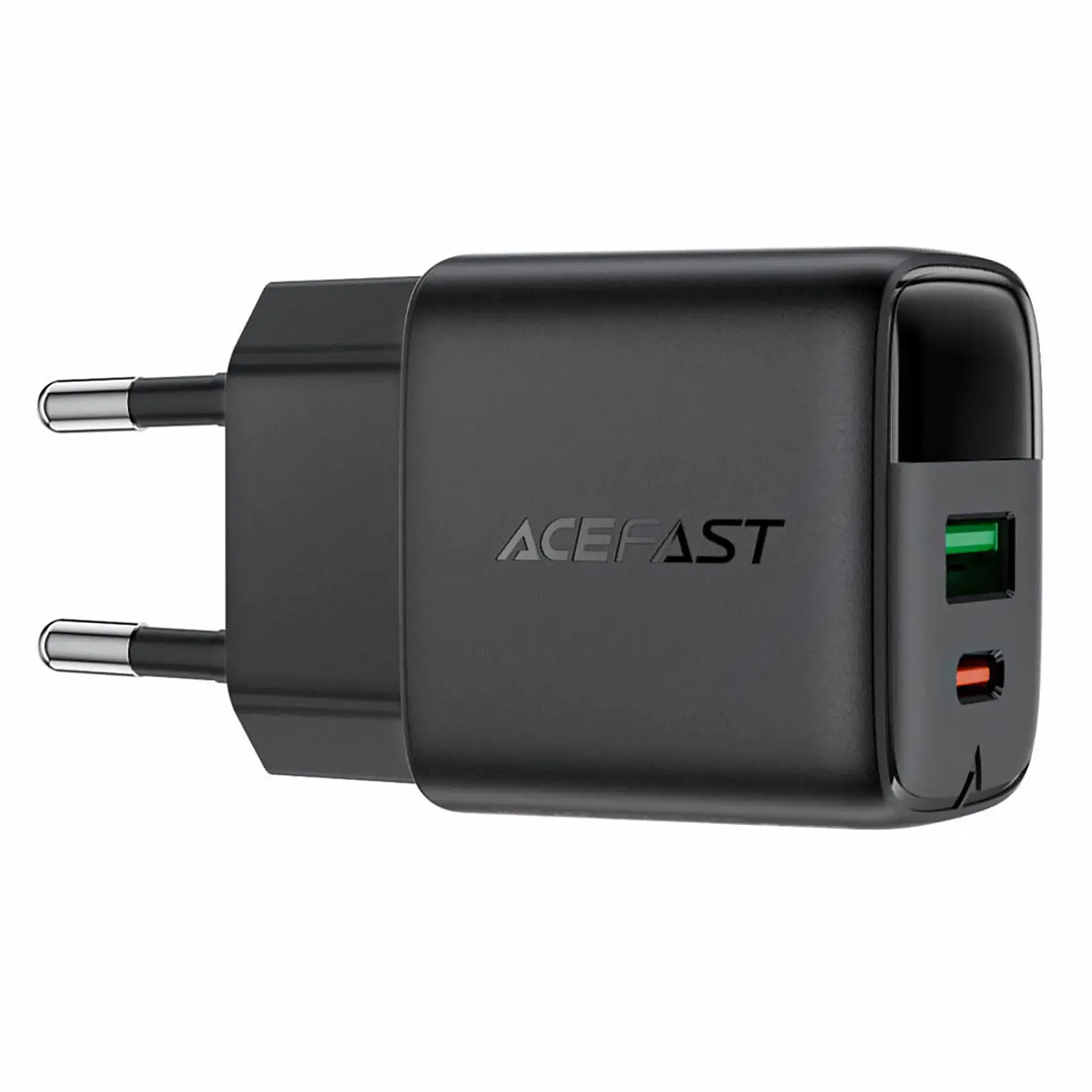 МЗП Acefast A114 PD25W GaN (1USB-A/1C), Black 1, купити оптом з доставкою