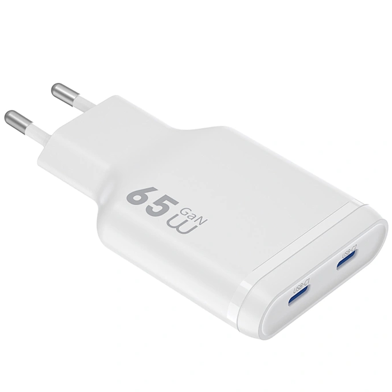СЗУ WIWU G035 Essen PD65W GaN (2USB-C), White 2, купить оптом с доставкой