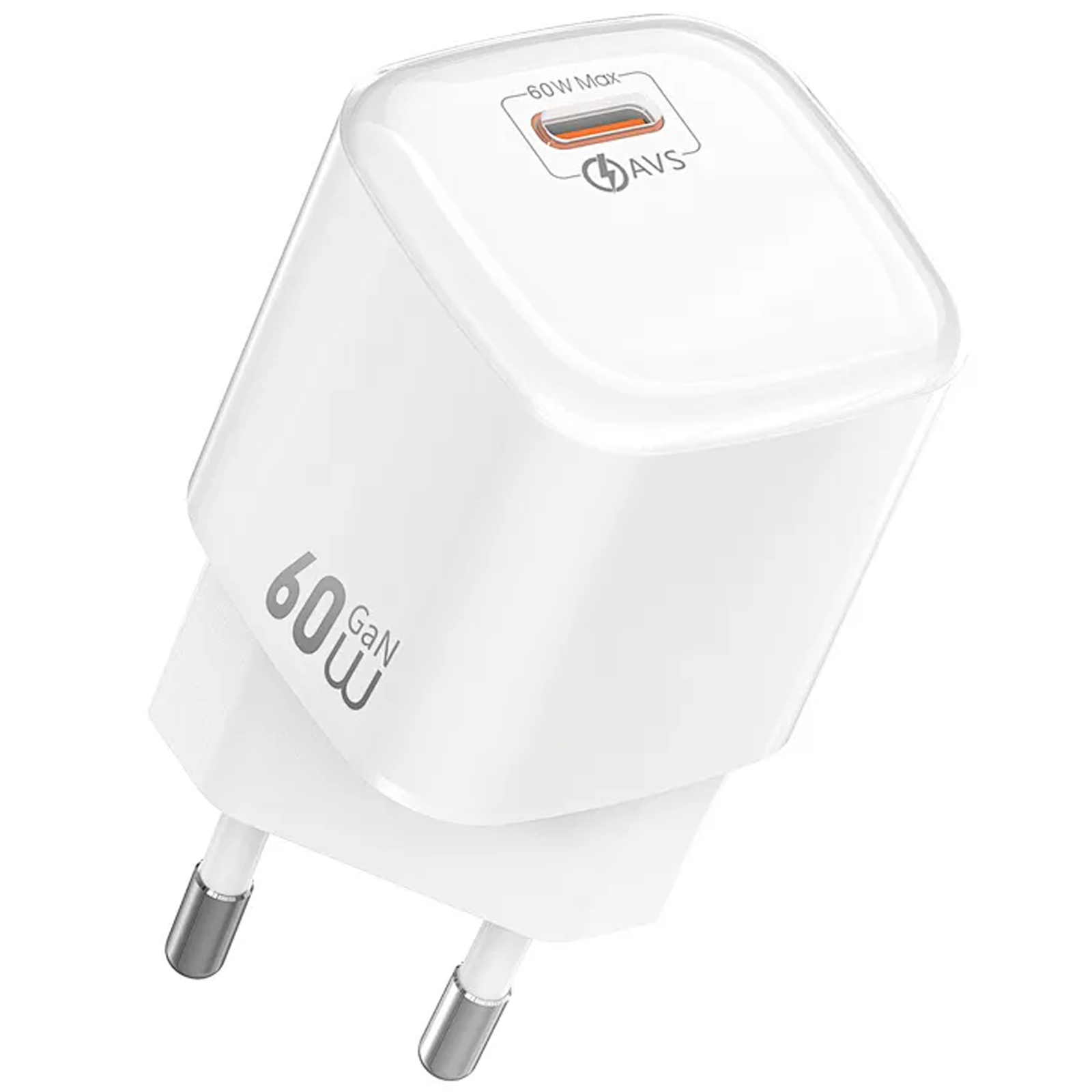 СЗУ WIWU G037 Jelly PD60W GaN (1USB-C), White, купить оптом с доставкой