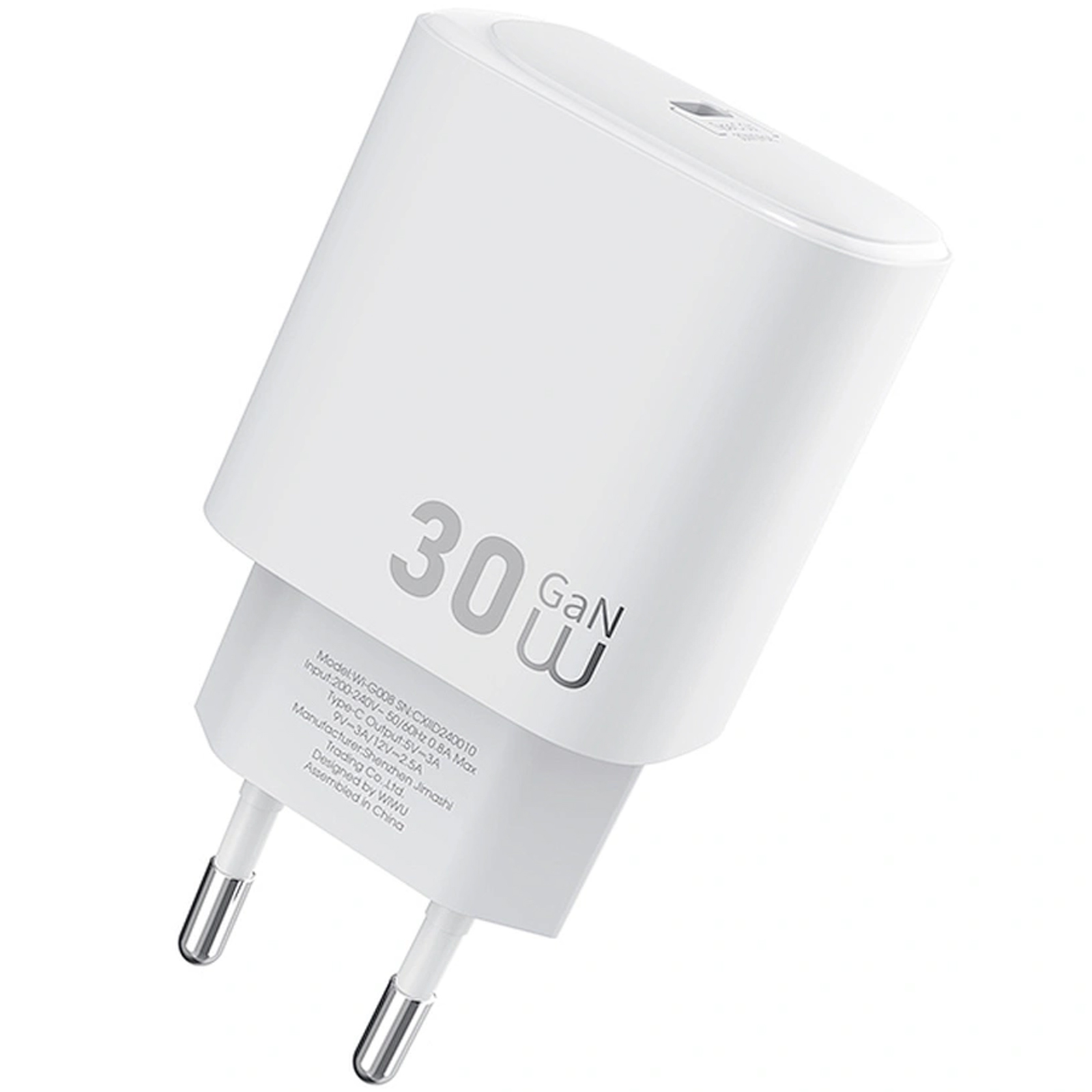 СЗУ WIWU G008 Essen PD30W GaN (1USB-C), купить оптом с доставкой