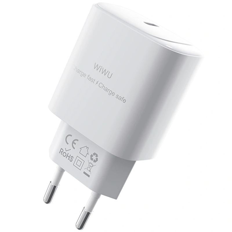 СЗУ WIWU G008 Essen PD30W GaN (1USB-C), White 2, купить оптом с доставкой