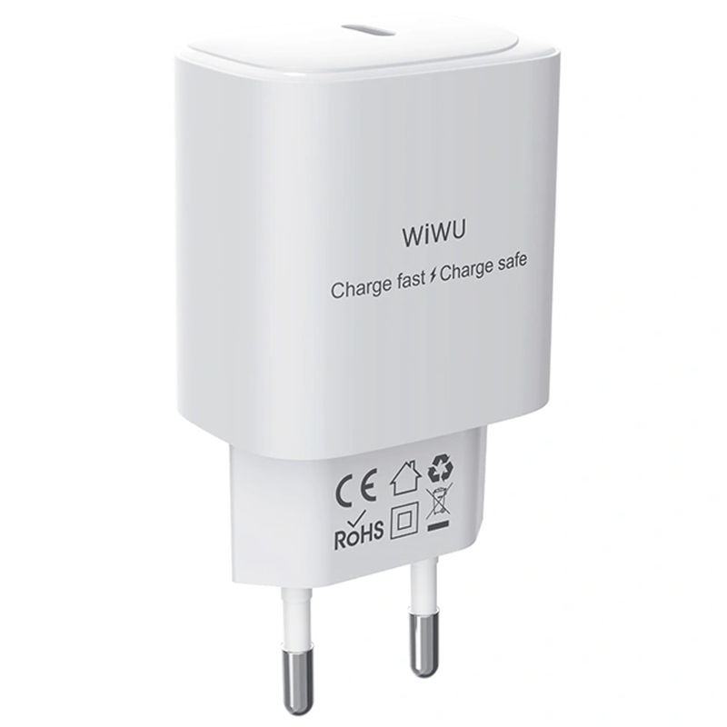 СЗУ WIWU G008 Essen PD30W GaN (1USB-C), White 3, купить оптом с доставкой