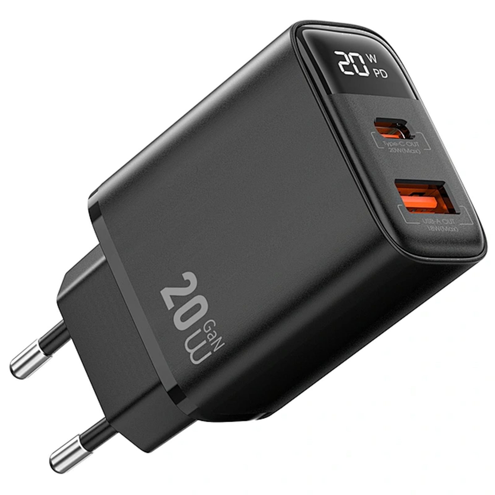 СЗУ WIWU G009 Firefly PD20W+QC3.0 GaN (1USB-A/1C), купить оптом с доставкой