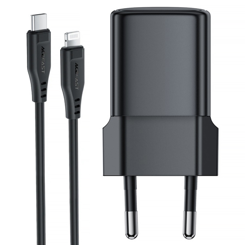 МЗП Acefast A117 mini PD20W GaN (1USB-C) + кабель Type-C to Lightning на малюнкі №5