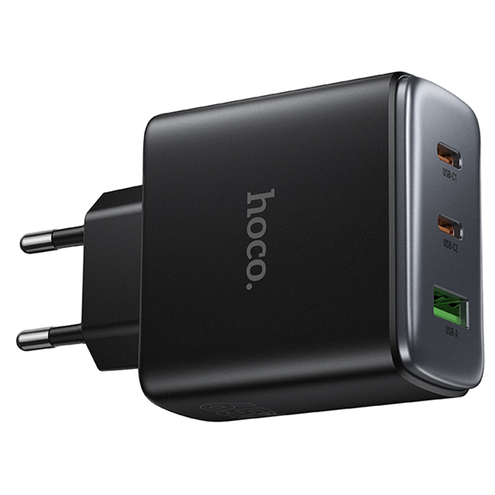 МЗП Hoco C160A Upgrade PD65W+QC3.0 (1USB-A/2C), Black 3, купити оптом з доставкою