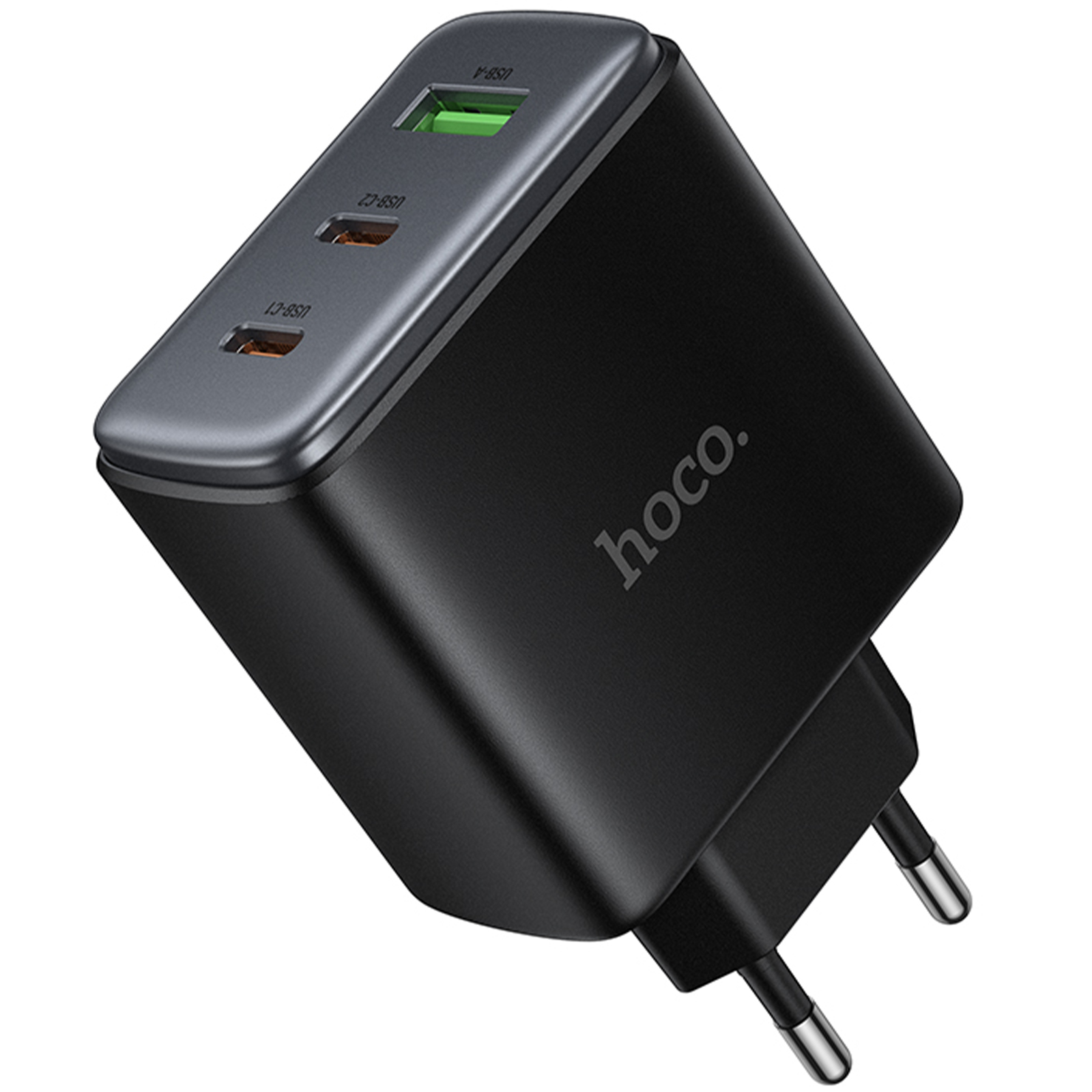 МЗП Hoco C160A Upgrade PD65W+QC3.0 (1USB-A/2C), Black 4, купити оптом з доставкою