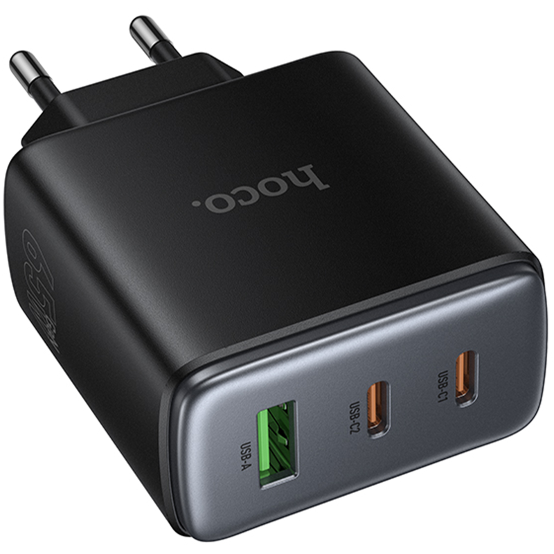МЗП Hoco C160A Upgrade PD65W+QC3.0 (1USB-A/2C), Black 5, купити оптом з доставкою