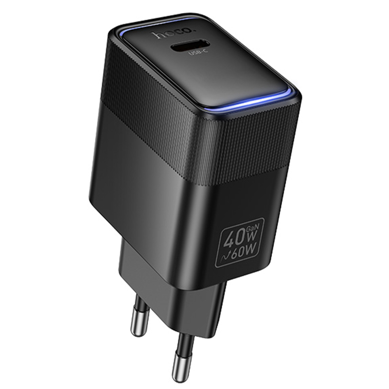 МЗП Hoco CS113A Lounge PD40W (1USB-C), Black, купити оптом з доставкою