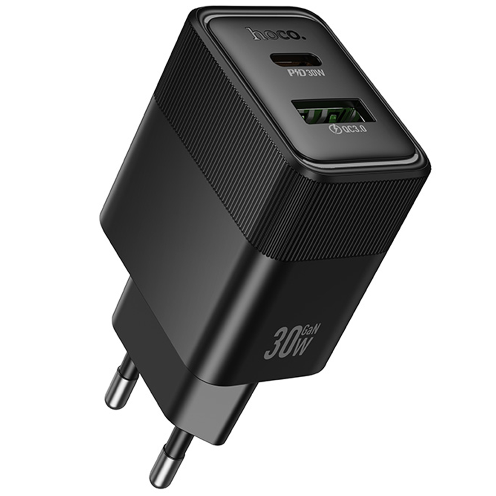 СЗУ Hoco CS112A Lounge PD30W+QC3.0 (1USB-A/1C), Black 3, купить оптом с доставкой