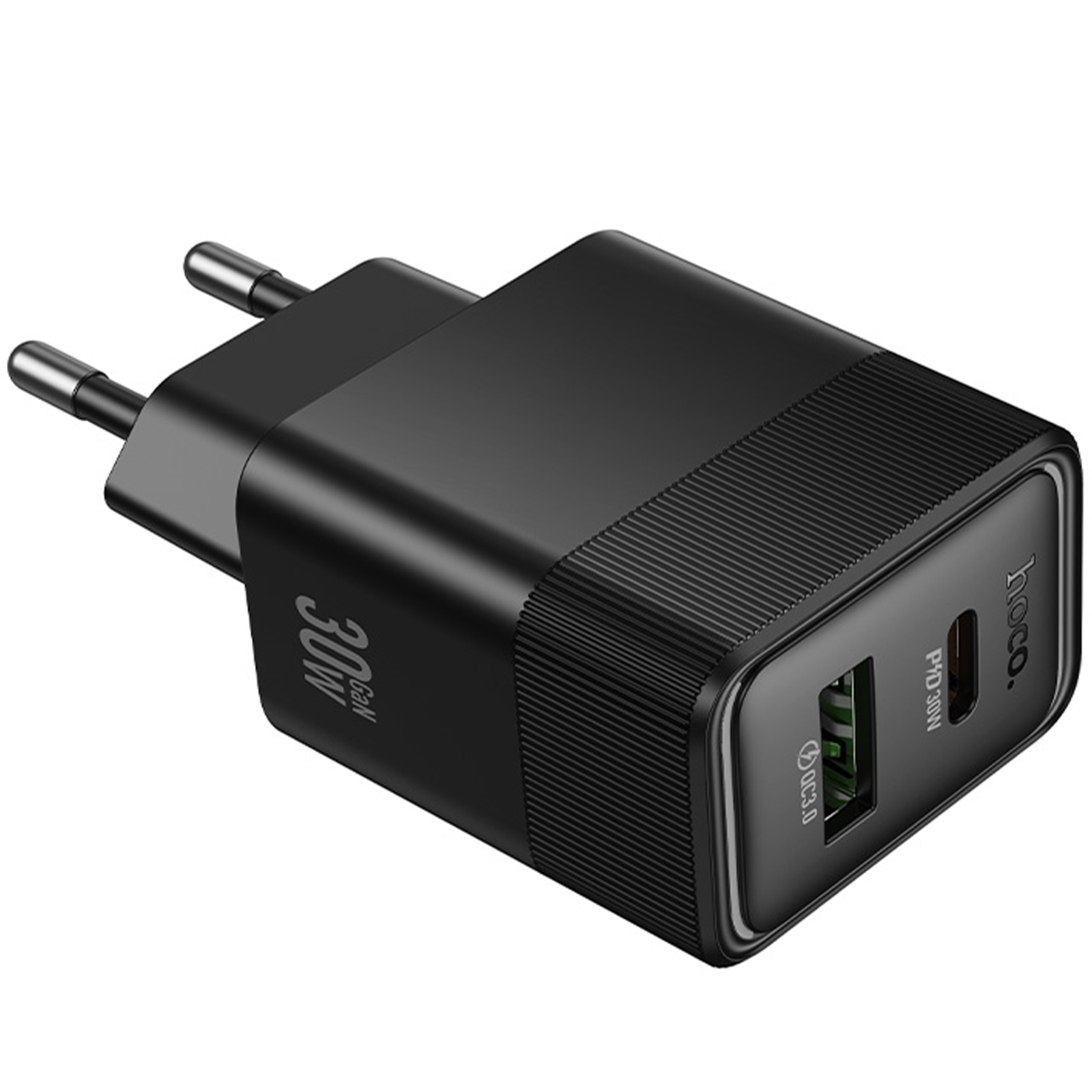 СЗУ Hoco CS112A Lounge PD30W+QC3.0 (1USB-A/1C), Black 4, купить оптом с доставкой