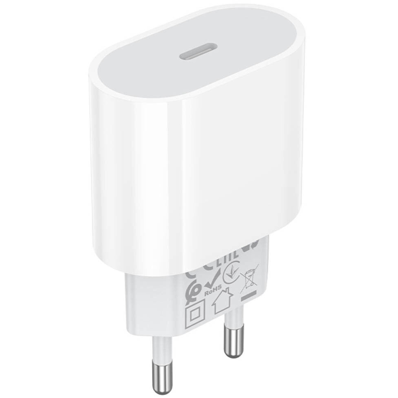 МЗП Borofone BA100A Original PD20W (1USB-C), White, купити оптом з доставкою