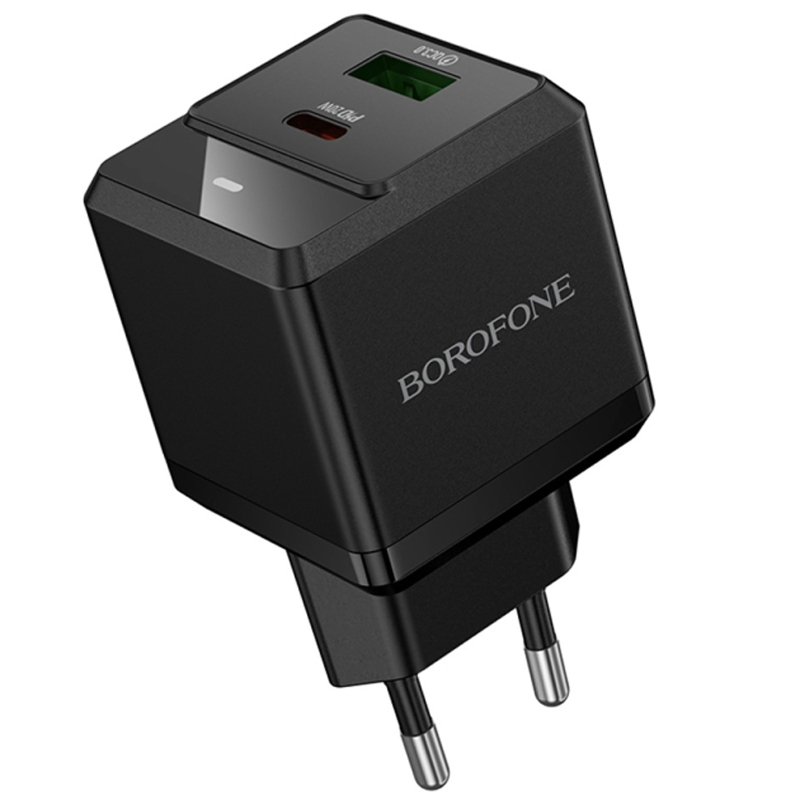 СЗУ Borofone BN19 Intenso PD20W+QC3.0 (1USB-A/1C) на картинке №3