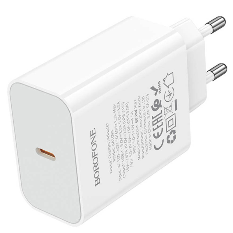 СЗУ Borofone BA109A Star PD40W (1USB-C) на картинке №3