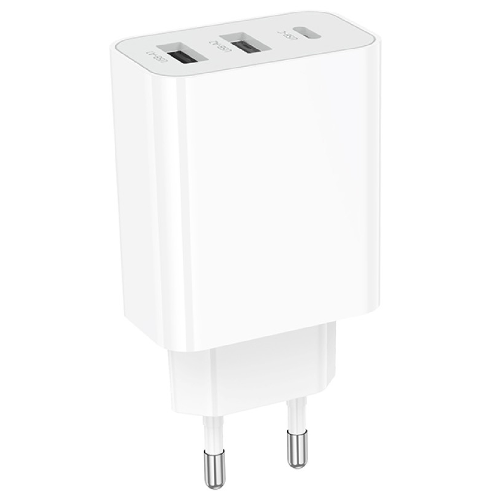 СЗУ Borofone BA105A Stellar 15W (2USB-A/1C), White, купить оптом с доставкой