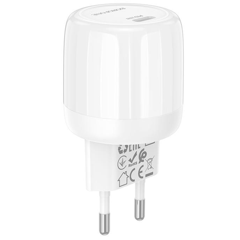 СЗУ Borofone BAS92A Cloud PD25W (1USB-C), White 3, купить оптом с доставкой
