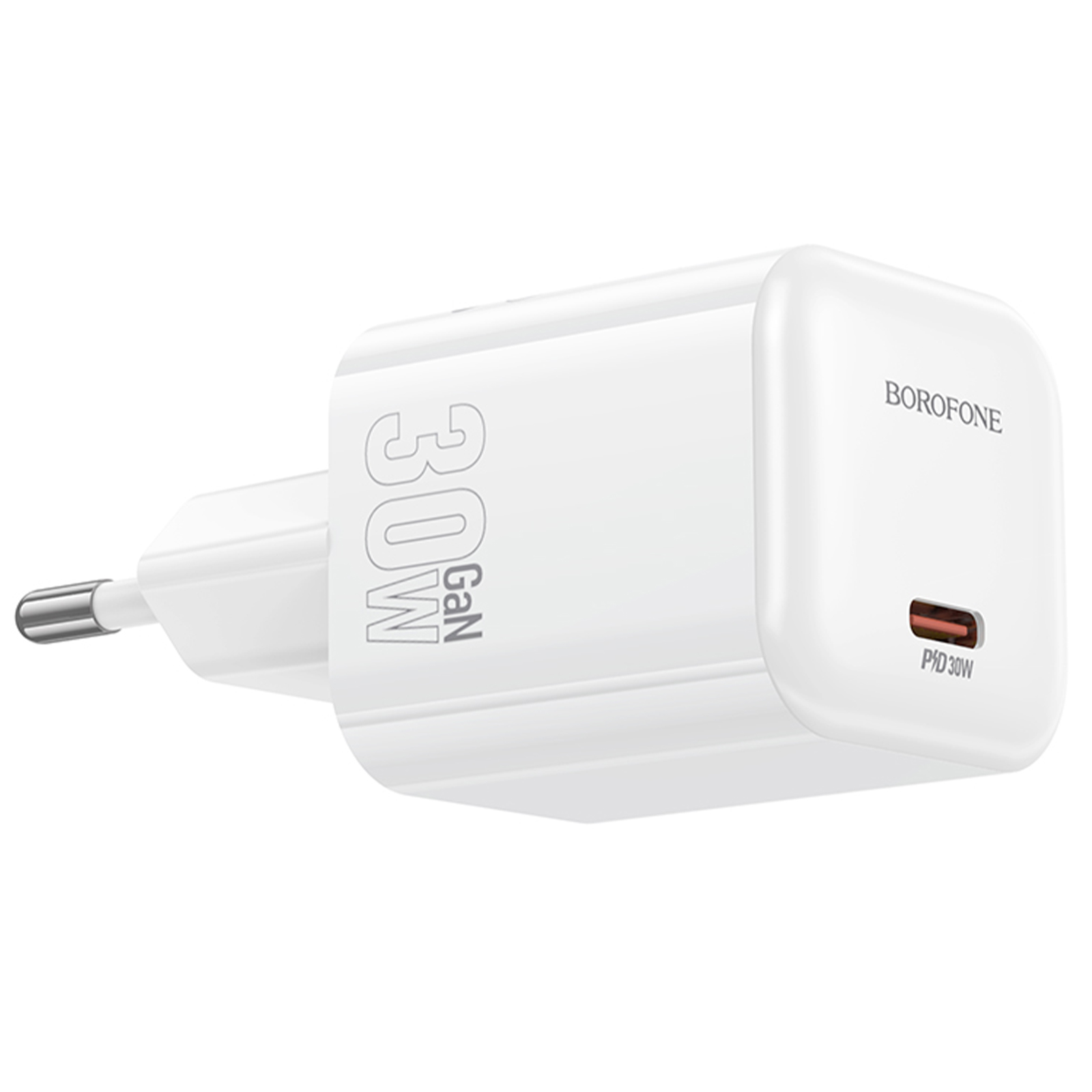 СЗУ Borofone BN34 Mini PD30W (1USB-C), White 3, купить оптом с доставкой