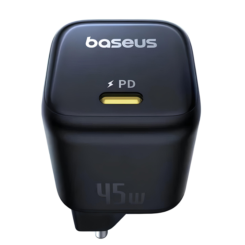 МЗП Baseus EnerFill FN22 Fast Charger PD45W (1USB-C) (E01233), Cosmic Black 3, купити оптом з доставкою