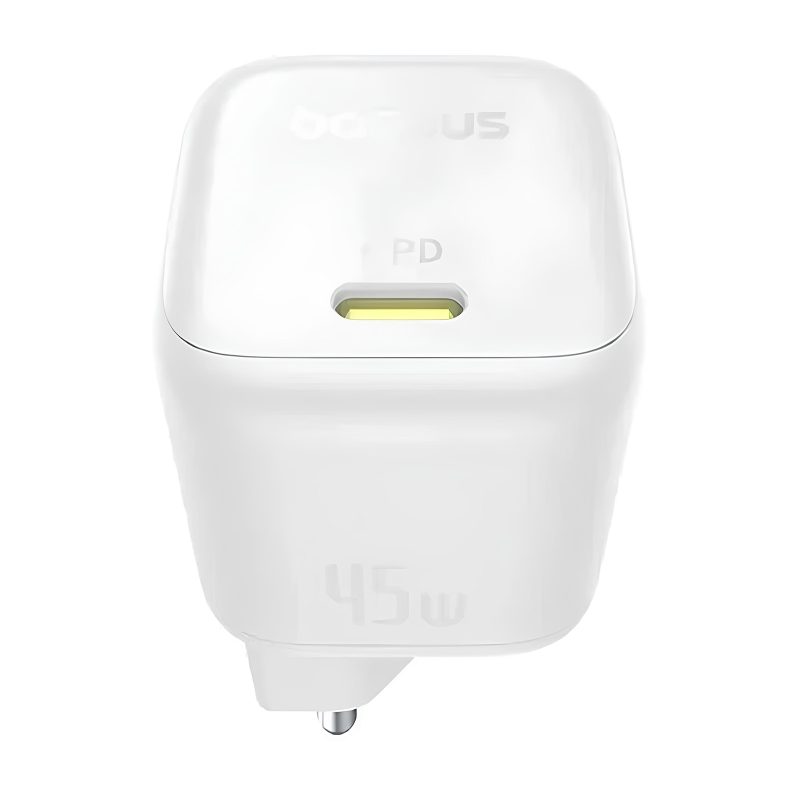 МЗП Baseus EnerFill FN22 Fast Charger PD45W (1USB-C) (E01233), Moon White 1, купити оптом з доставкою