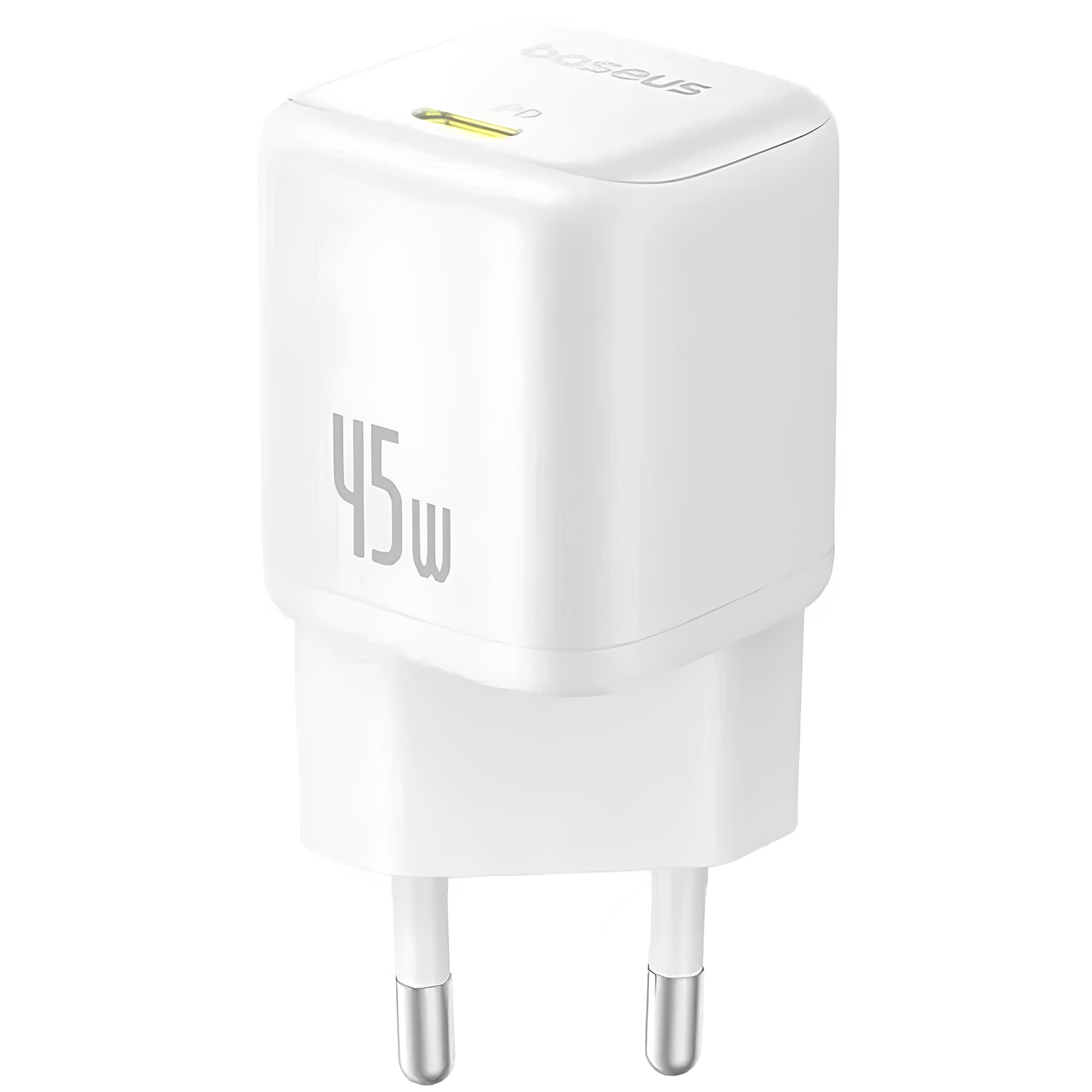 МЗП Baseus EnerFill FN22 Fast Charger PD45W (1USB-C) (E01233), Moon White, купити оптом з доставкою