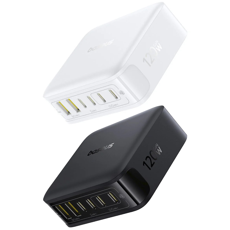 МЗП Baseus EnerFill FH21 PD120W+QC3.0 6in1 (2USB-A/4C) (E0120T), купити оптом з доставкою