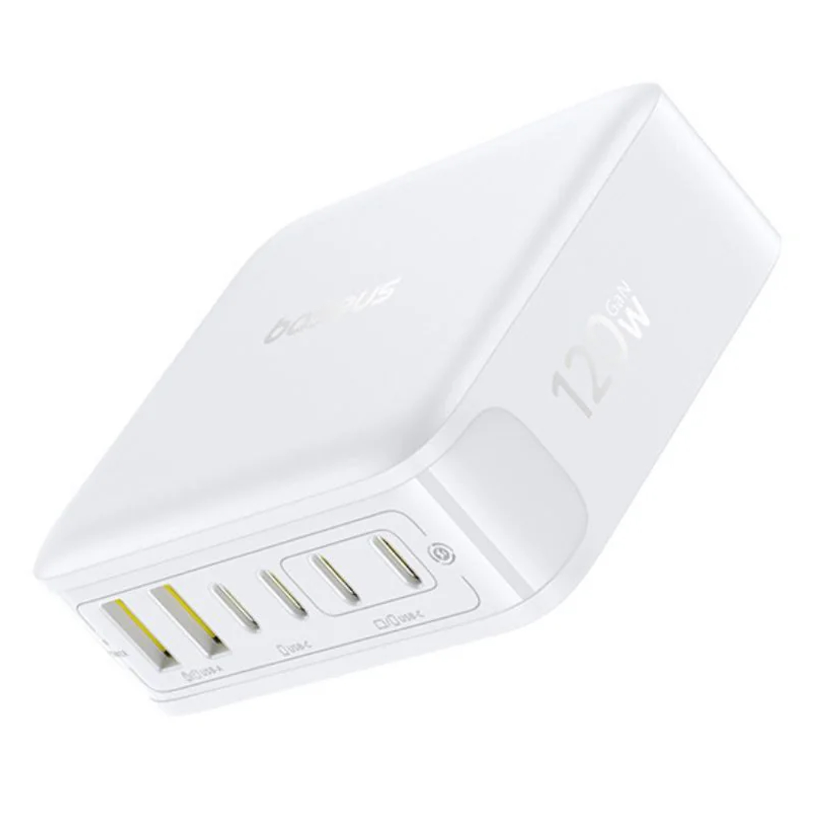 МЗП Baseus EnerFill FH21 PD120W+QC3.0 6in1 (2USB-A/4C) (E0120T), Moon White 2, купити оптом з доставкою
