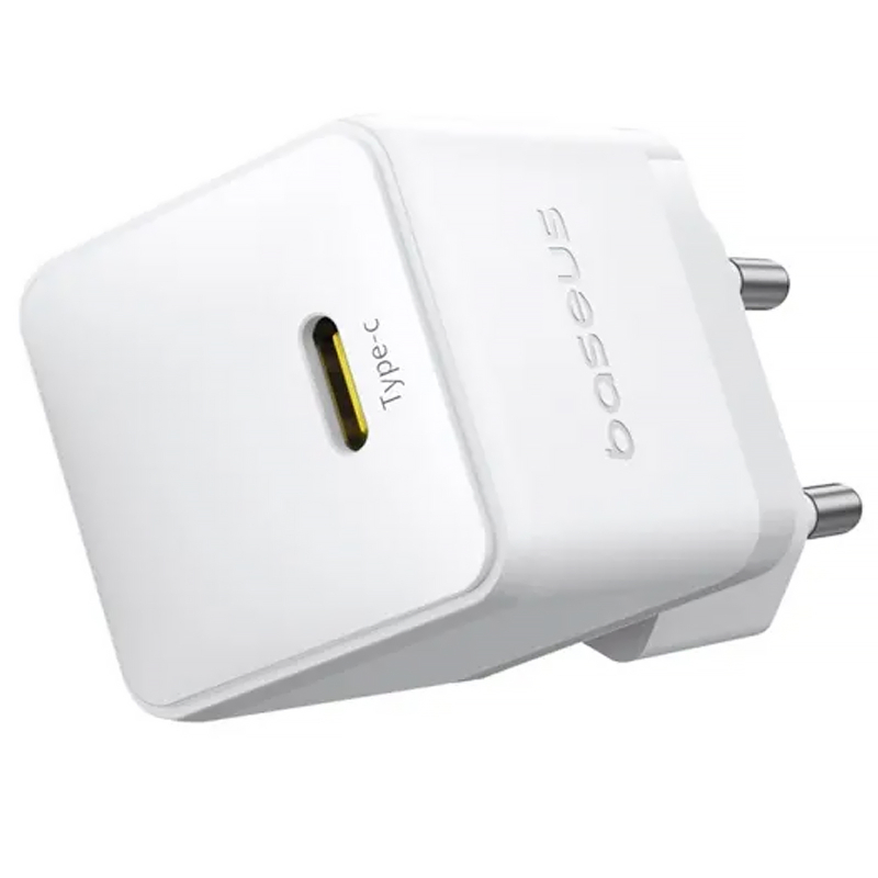 СЗУ Baseus Palm Fast Charger 20W (1USB-C) + кабель Type-C to Type-C (P10111602) на картинке №2