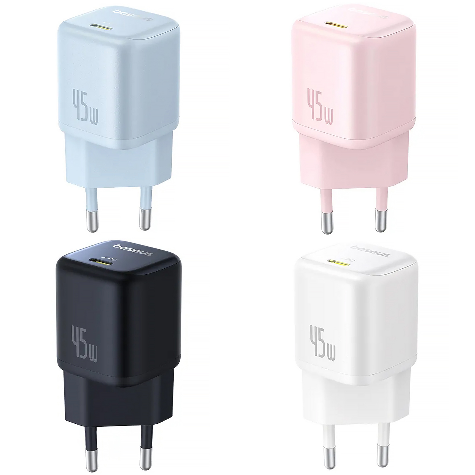МЗП Baseus PicoGo GaN Fast Charger 45W (1USB-C) (P10176800), купити оптом з доставкою