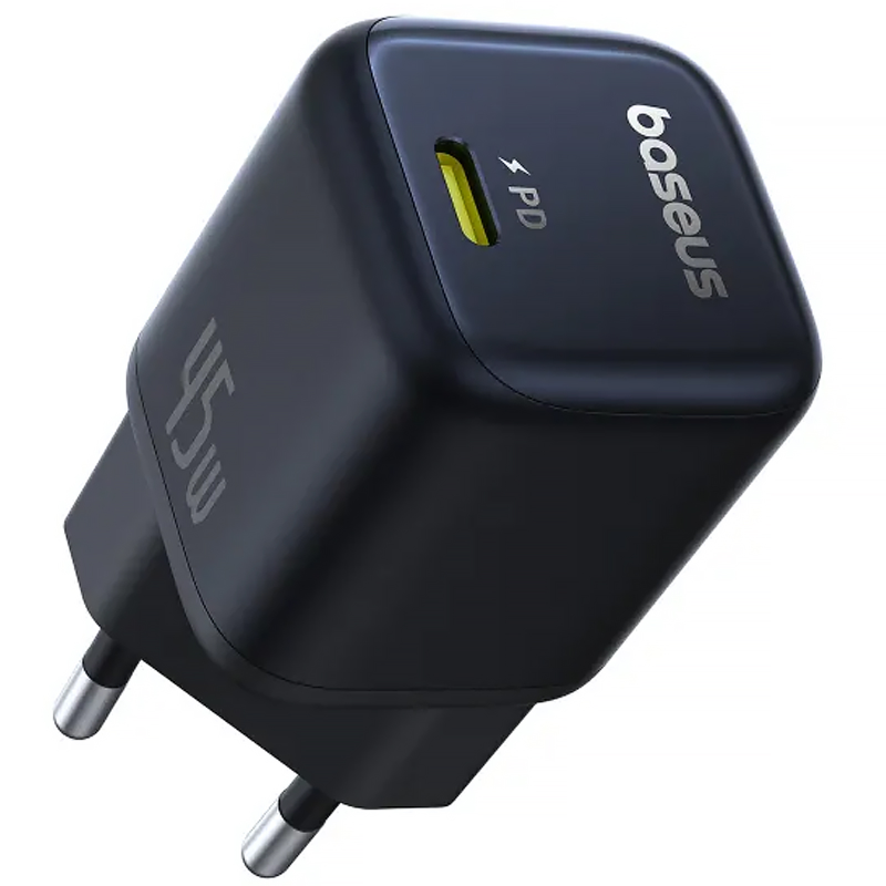 МЗП Baseus PicoGo GaN Fast Charger 45W (1USB-C) (P10176800), Cosmic Black 1, купити оптом з доставкою