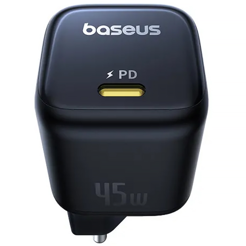 МЗП Baseus PicoGo GaN Fast Charger 45W (1USB-C) (P10176800), Cosmic Black 3, купити оптом з доставкою